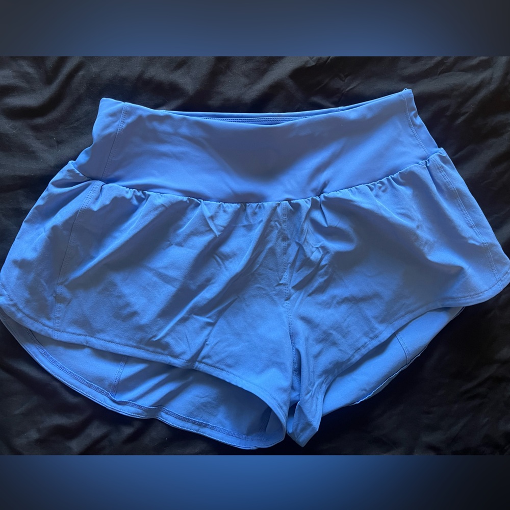 Sky Blue Women's Athletic Shorts